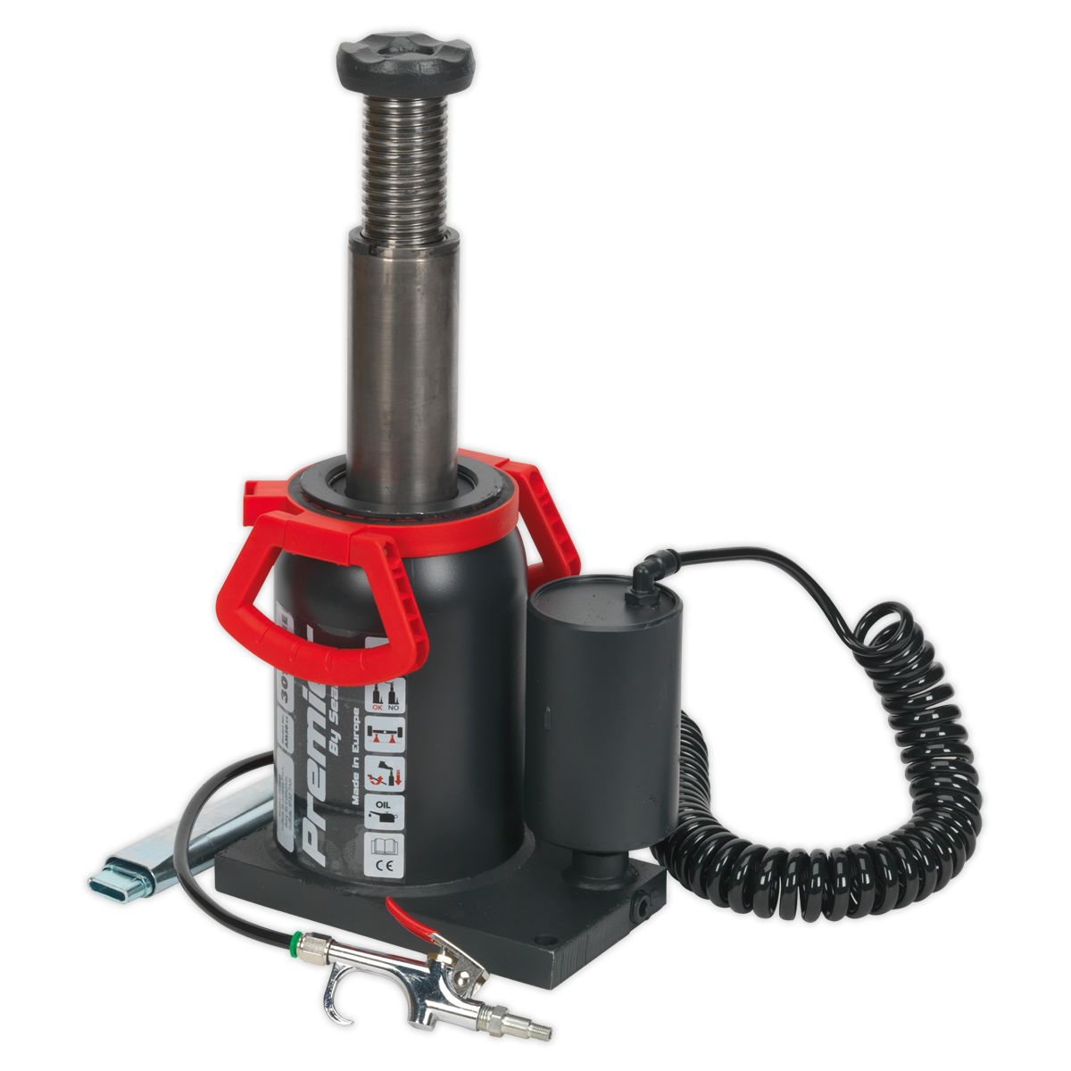 Sealey 30tonne Bottle Jack Manual/Air Hydraulic AM30