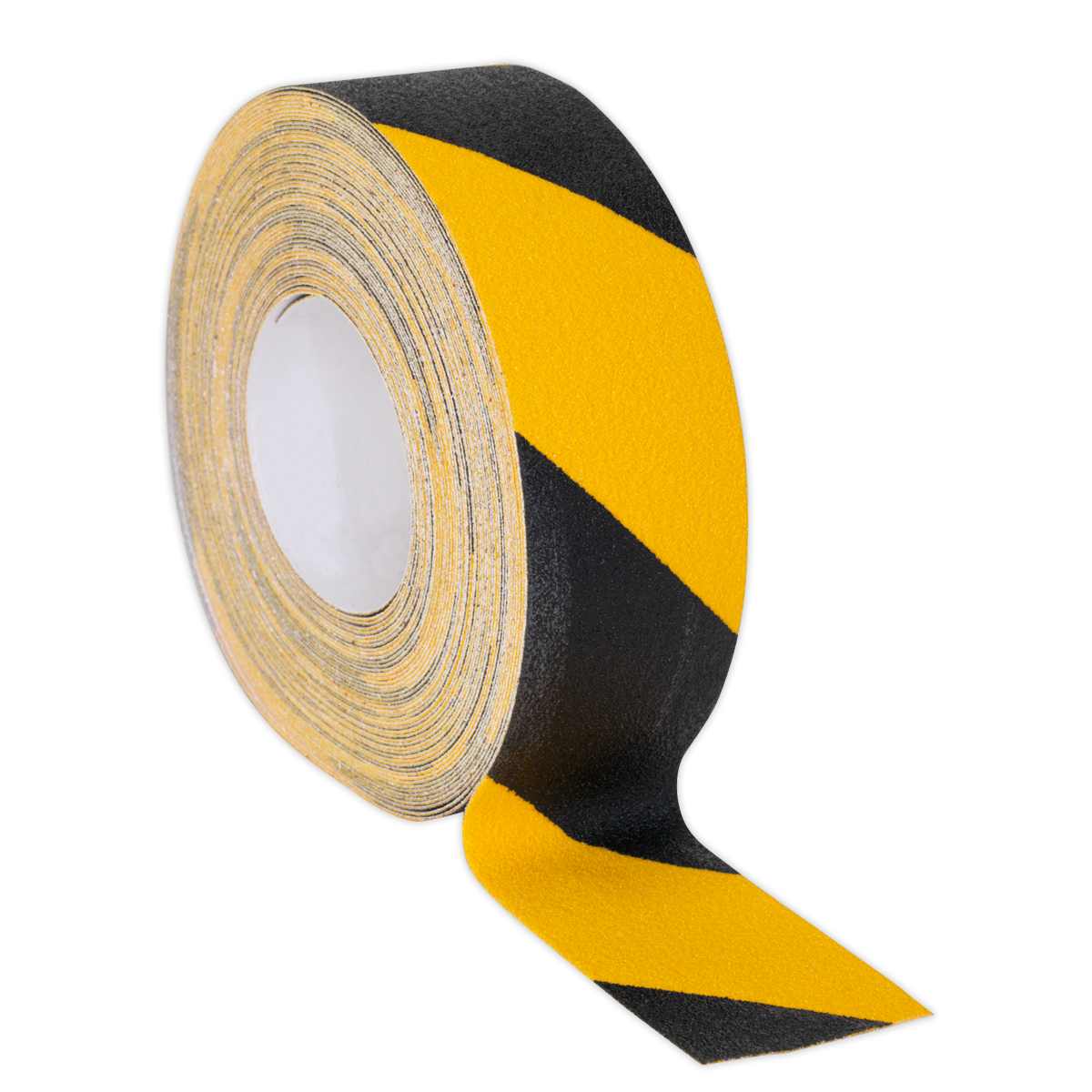 Sealey 50mm x 18m Black & Yellow Self-Adhesive Anti-Slip Tape ANTBY18