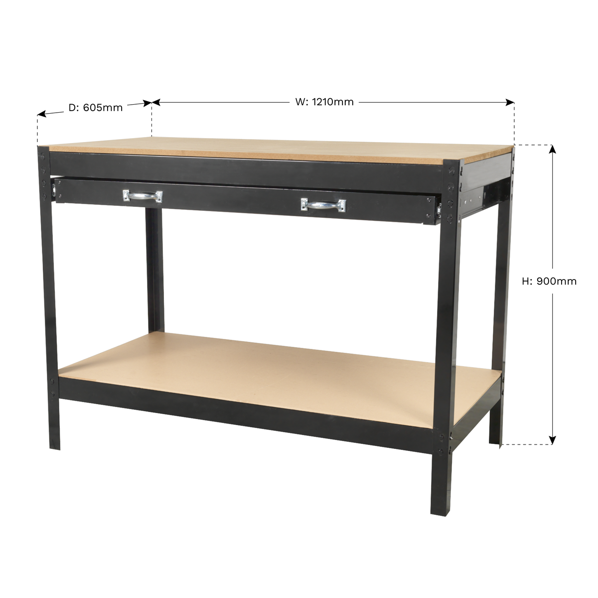 Sealey 1.2m Workbench with Drawer AP12160