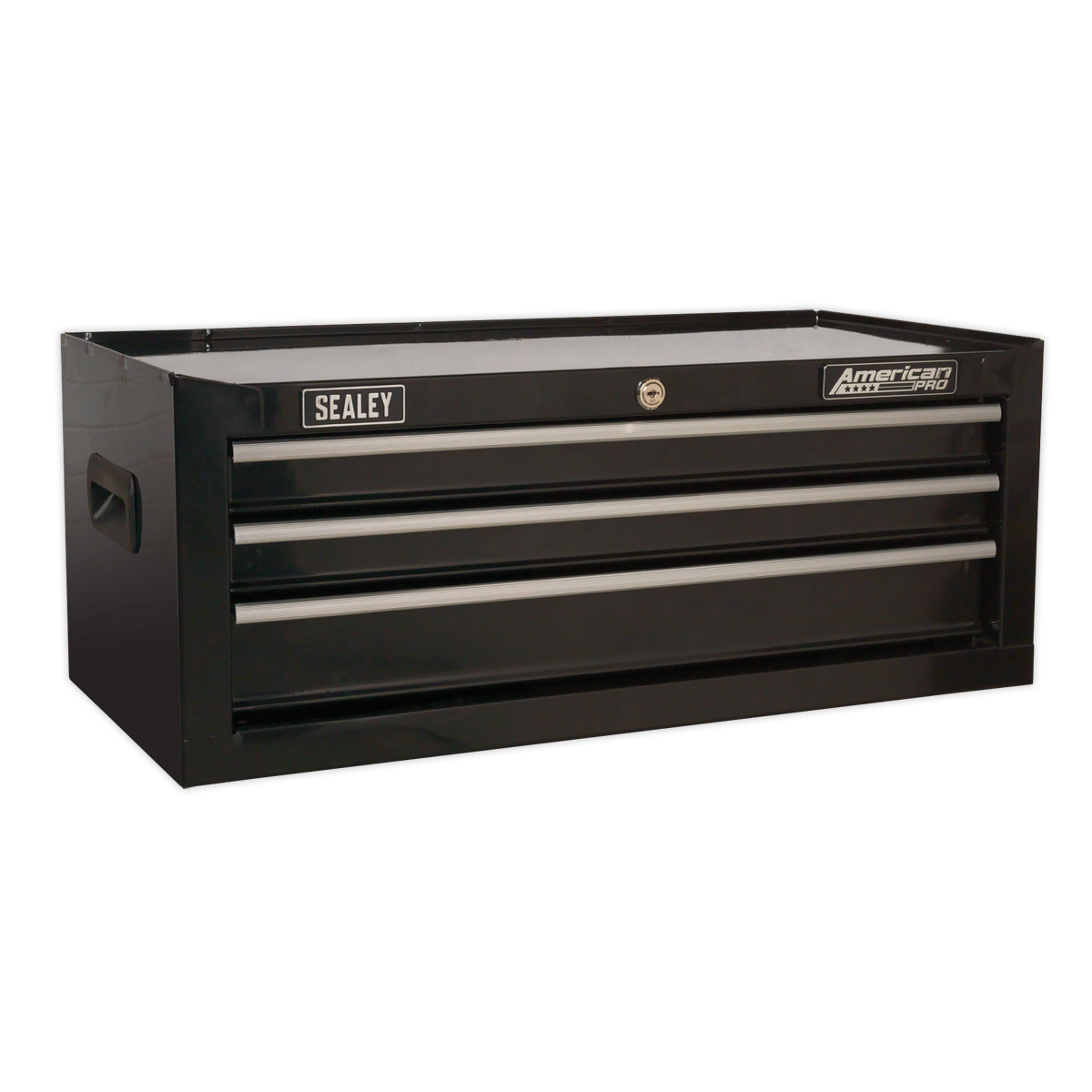 Sealey 3 Drawer Mid-Box with Ball-Bearing Slides - Black AP223B