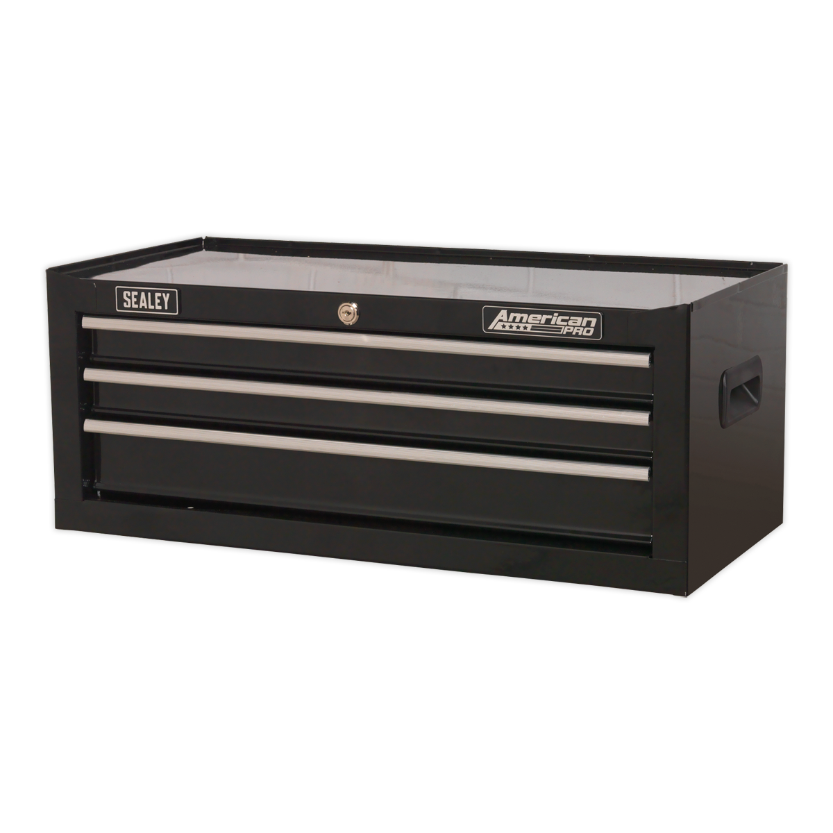 Sealey 3 Drawer Mid-Box with Ball-Bearing Slides - Black AP223B