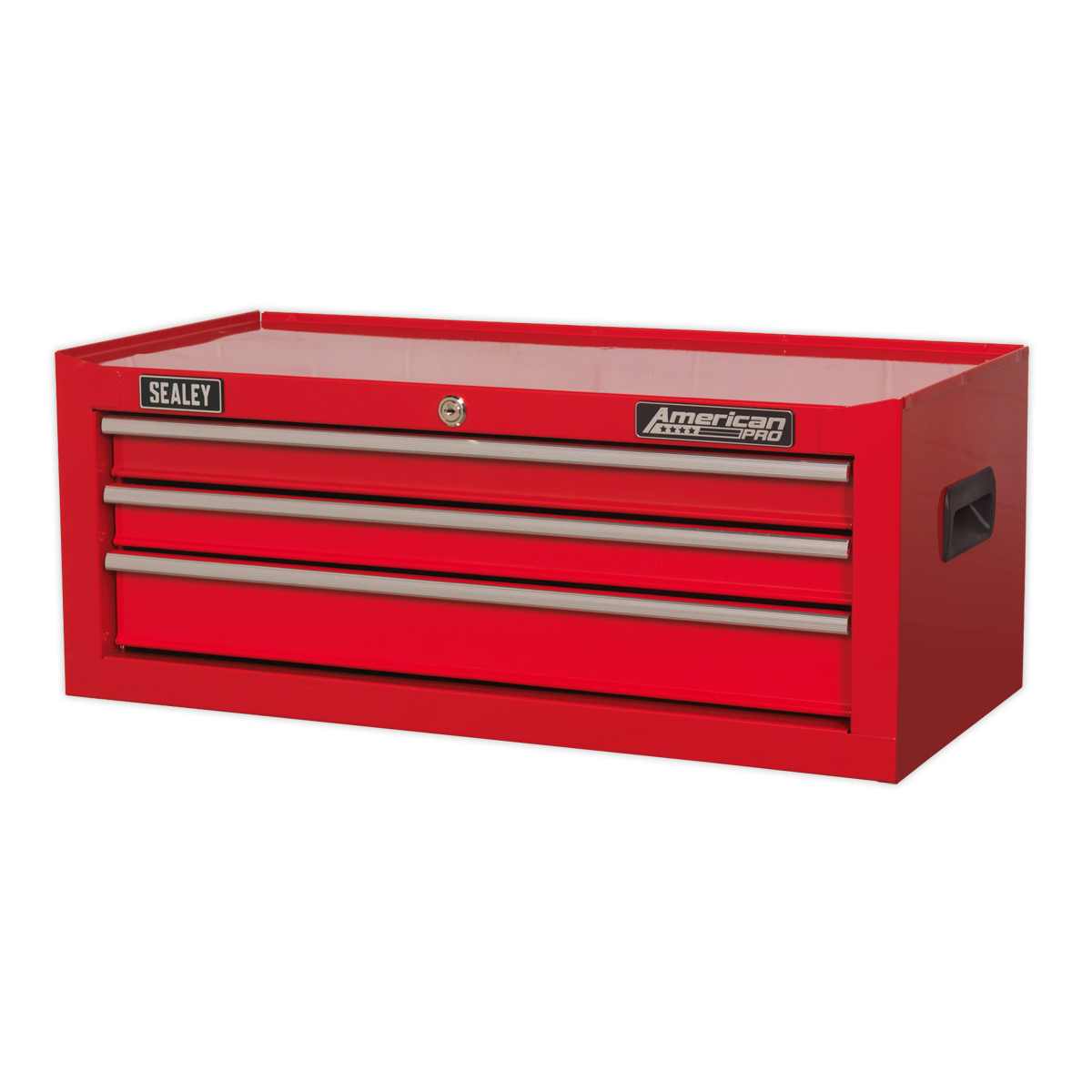 Sealey 3 Drawer Mid-Box with Ball-Bearing Slides - Red AP223