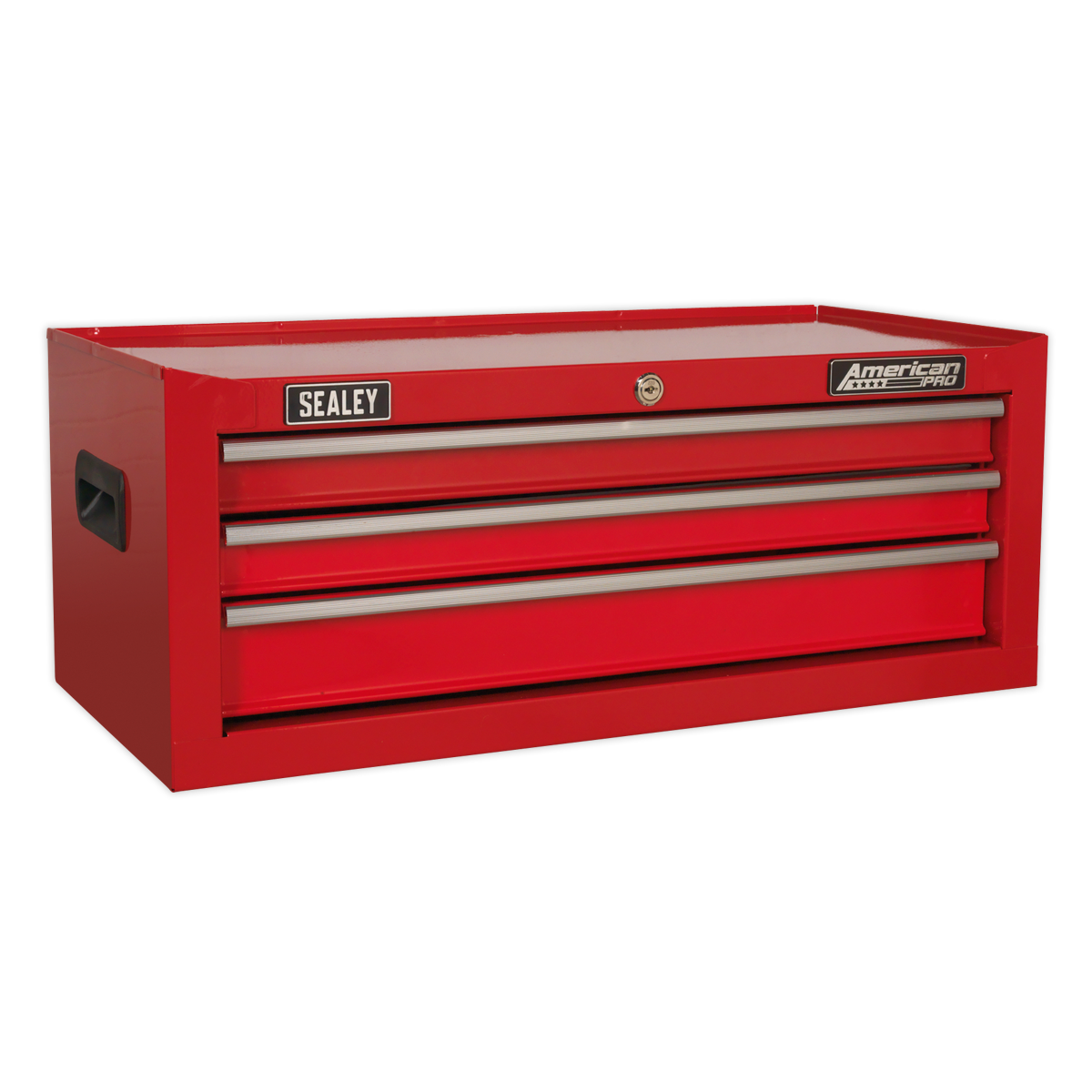Sealey 3 Drawer Mid-Box with Ball-Bearing Slides - Red AP223