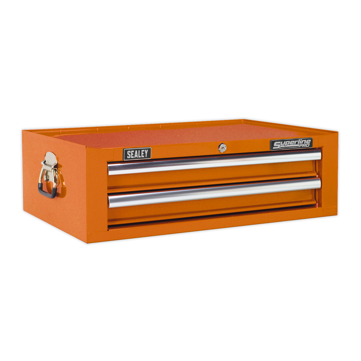 Sealey 2 Drawer Mid-Box with Ball-Bearing Slides - Orange AP26029TO
