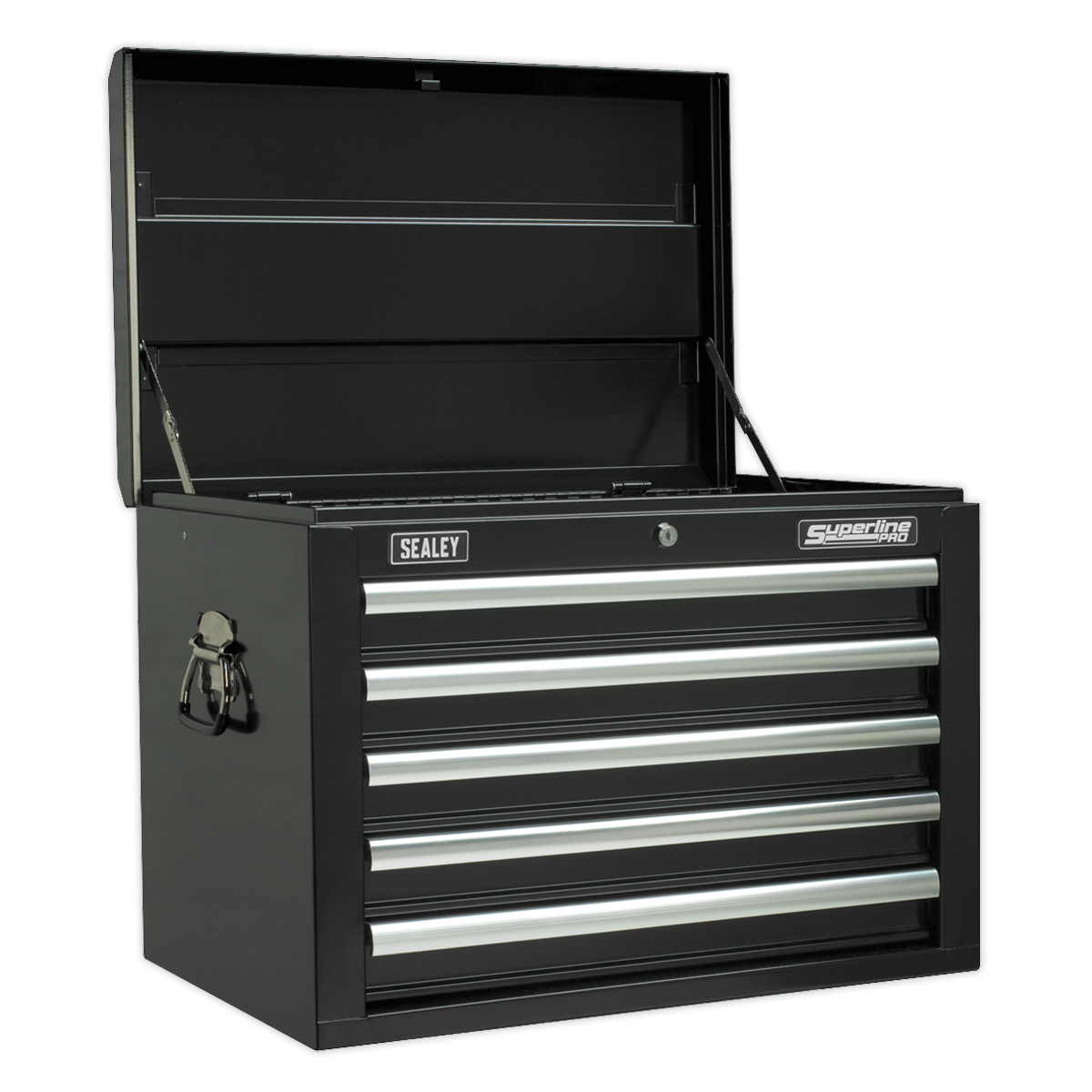 Sealey 5 Drawer Topchest with Ball-Bearing Slides - Black AP26059TB