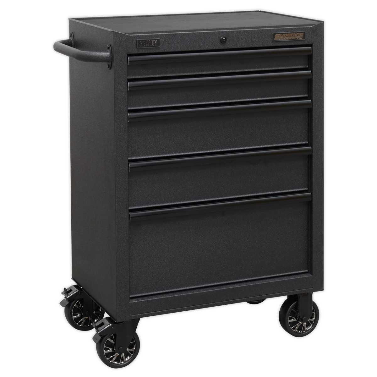 Sealey 5 Drawer 680mm Rollcab with Soft Close Drawers AP2705BE