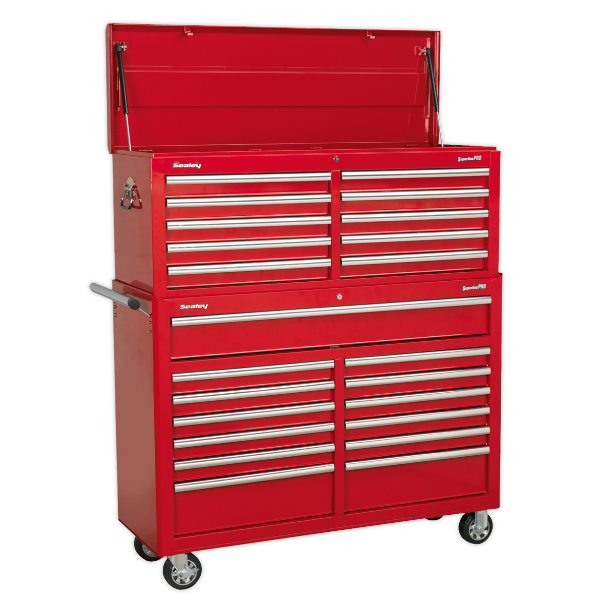Sealey Tool Chest Combination 23 Drawer with Ball-Bearing Slides - Red AP52COMBO1