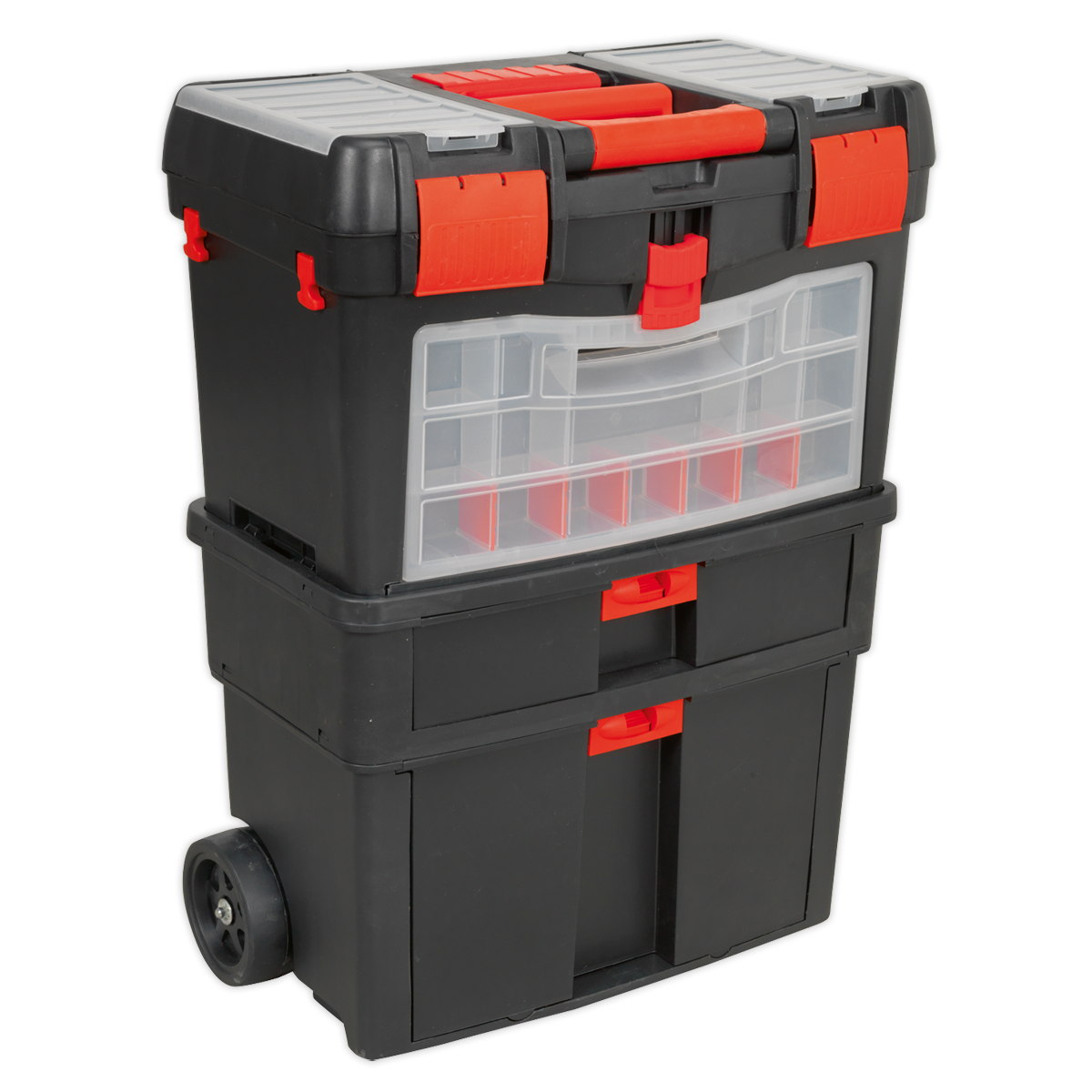 Sealey Mobile Toolbox with Tote Tray & Removable Storage Box AP850