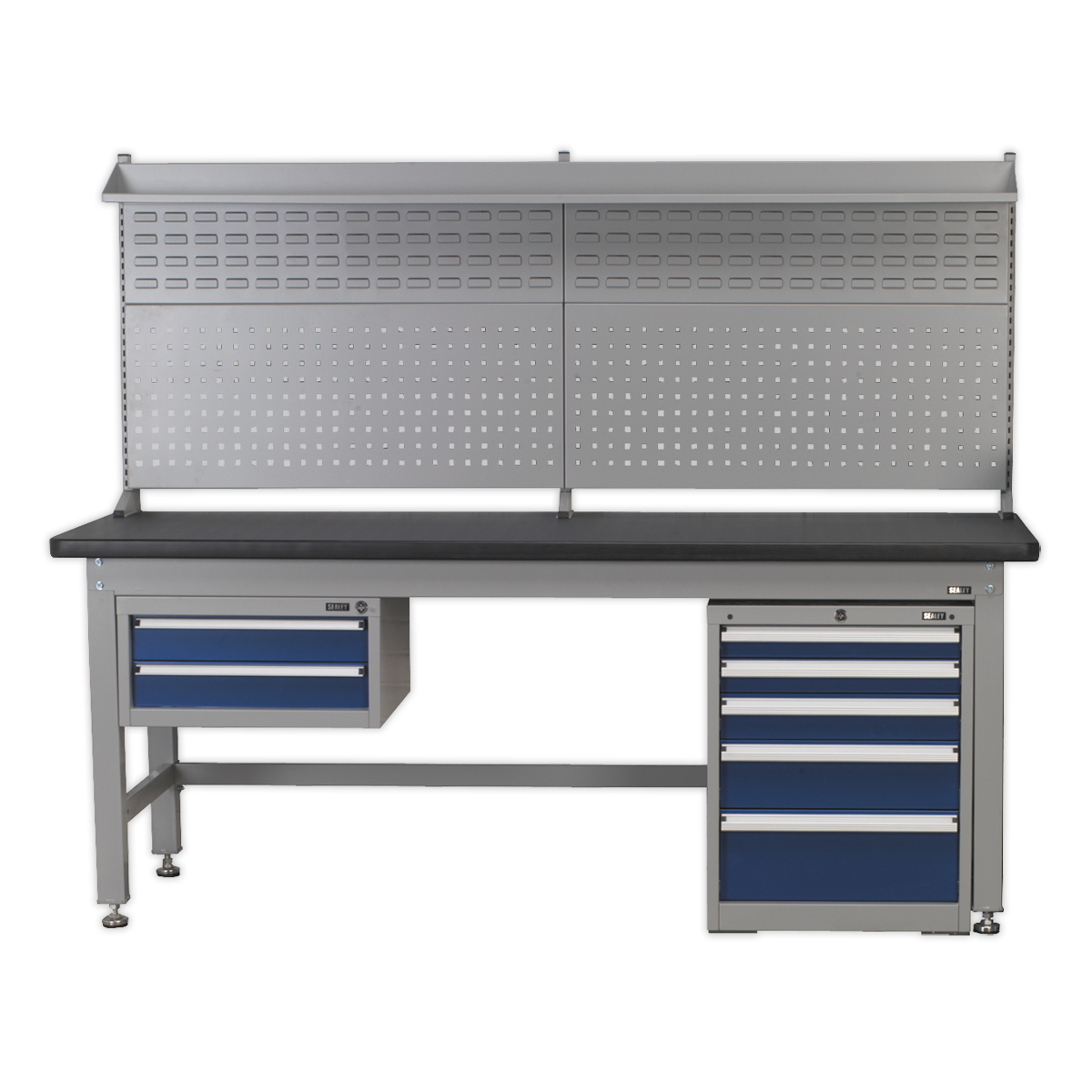 Sealey 2.1m Complete Industrial Workstation & Cabinet Combo API2100COMB02