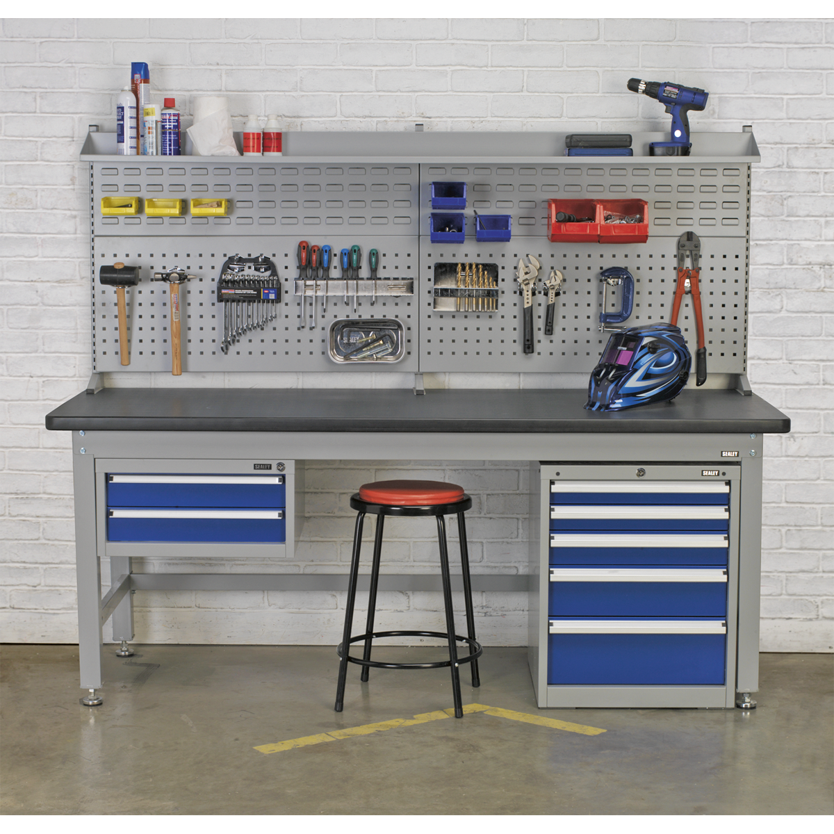 Sealey 2.1m Steel Industrial Workbench API2100