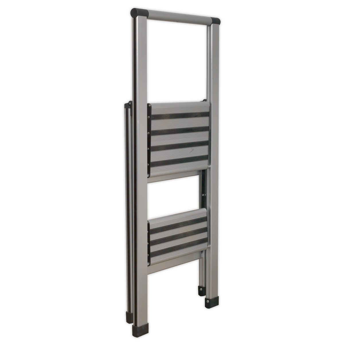 Sealey 2-Step Trade Aluminium Professional Folding Step Ladder 150kg Capacity APSL2