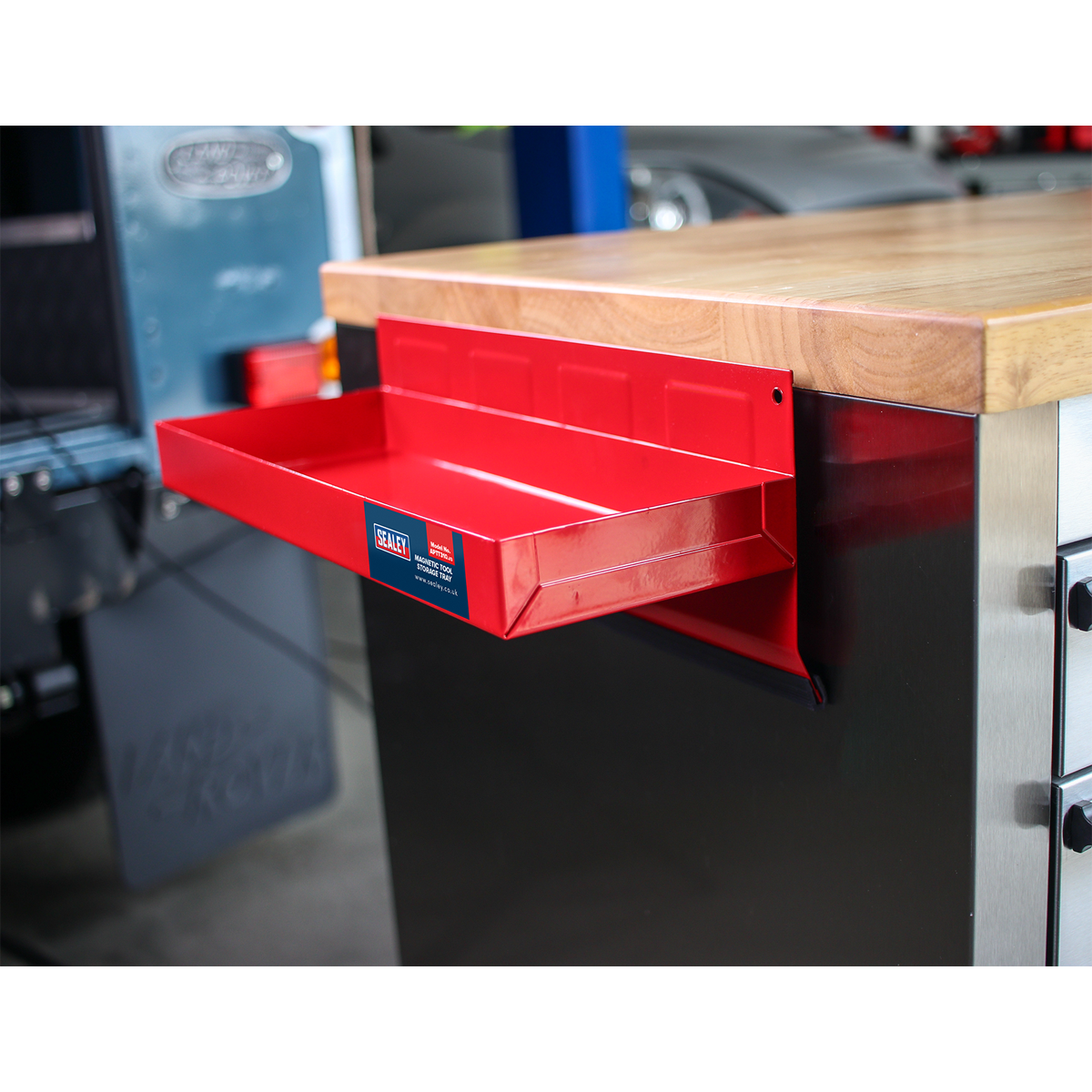 Sealey 310 x 115mm Magnetic Tool Storage Tray APTT310