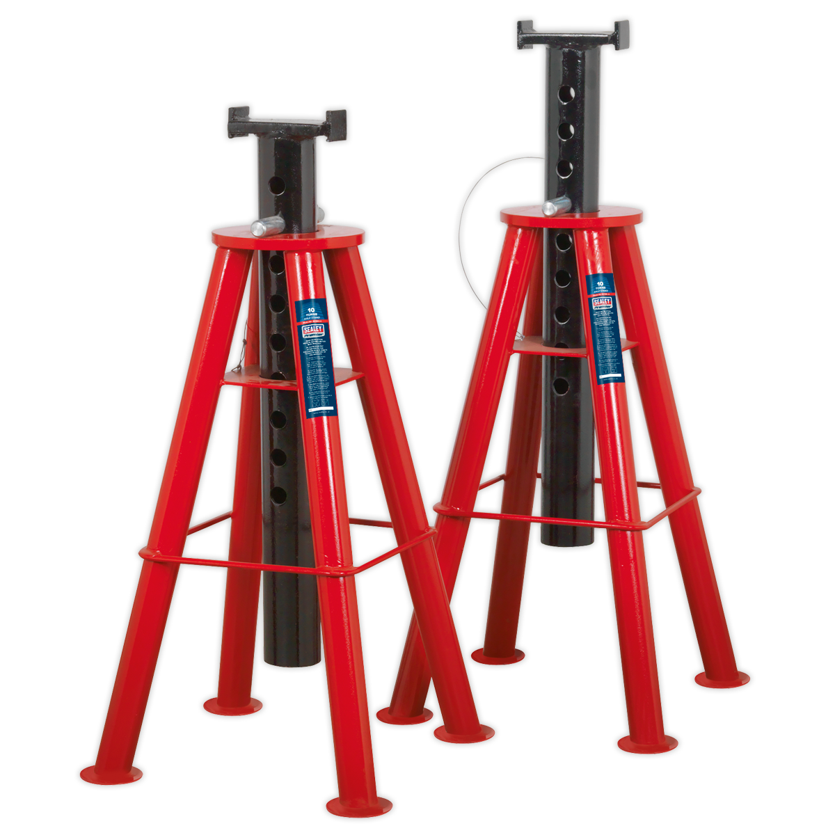 Sealey High Level Axle Stands (Pair) 10tonne Capacity per Stand AS10H