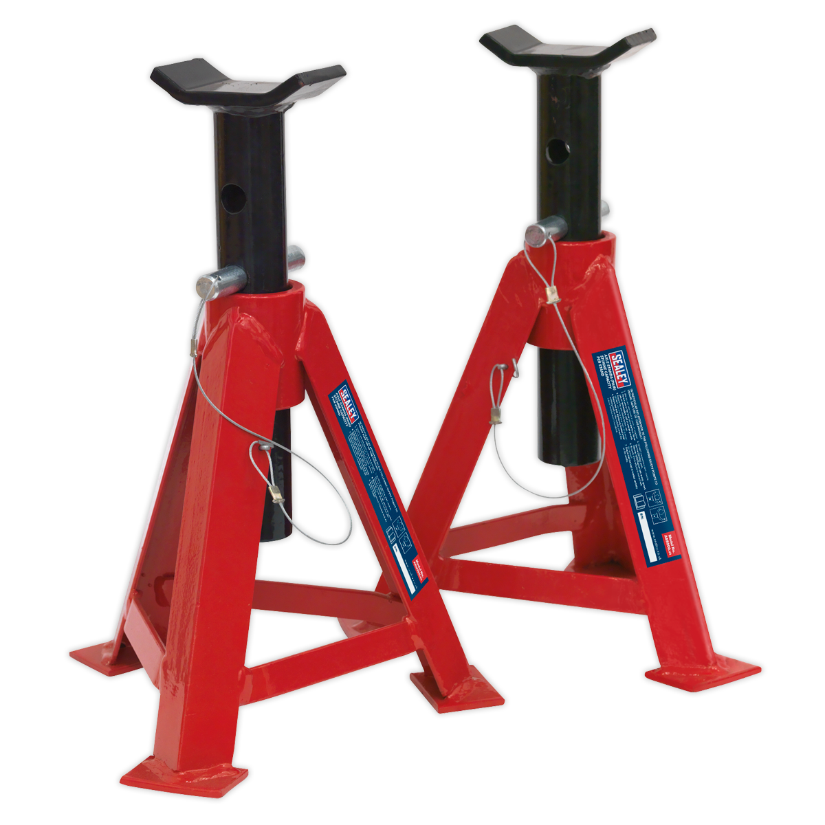 Sealey Axle Stands (Pair) 5tonne Capacity per Stand AS5000