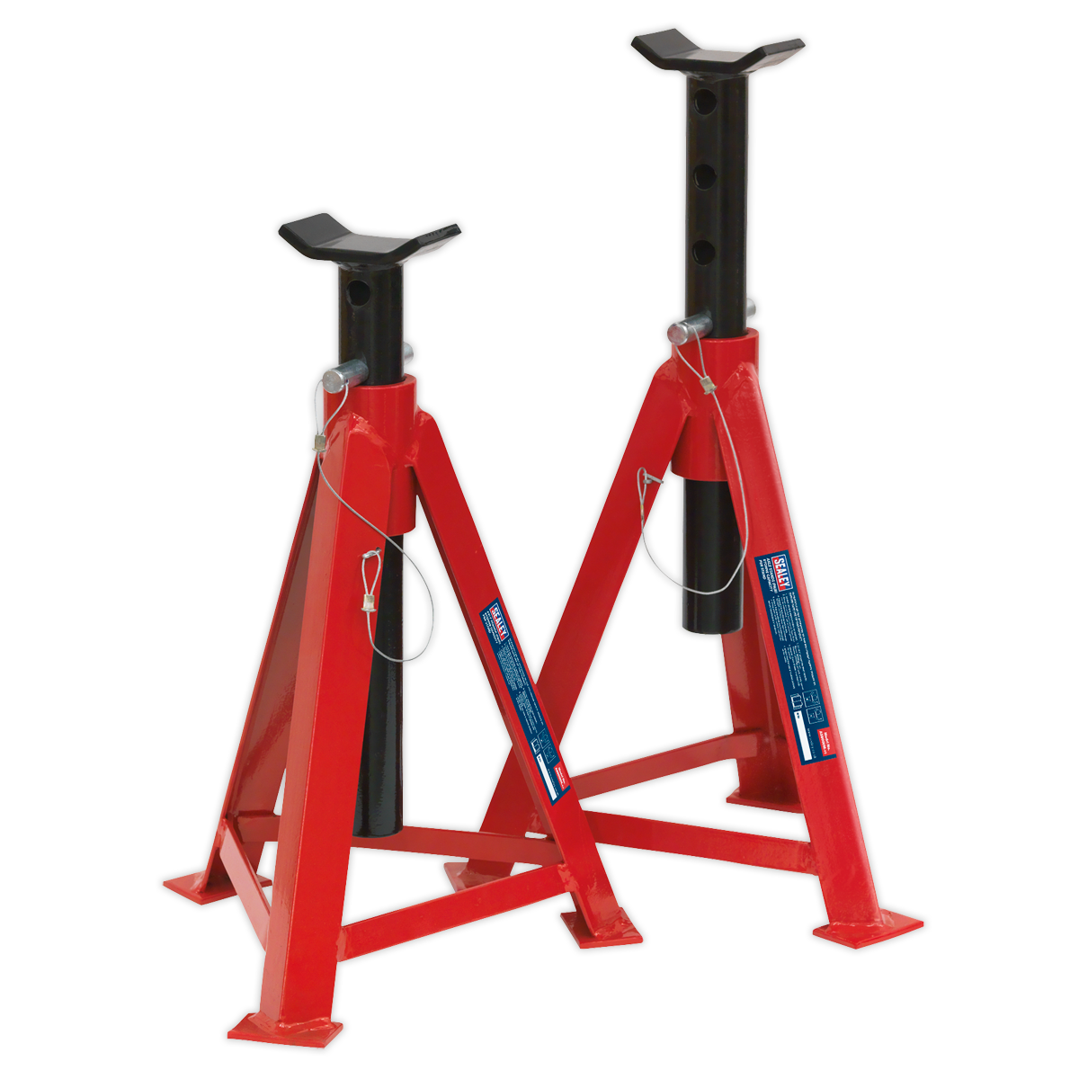 Sealey Axle Stands (Pair) 5tonne Capacity per Stand AS5000M