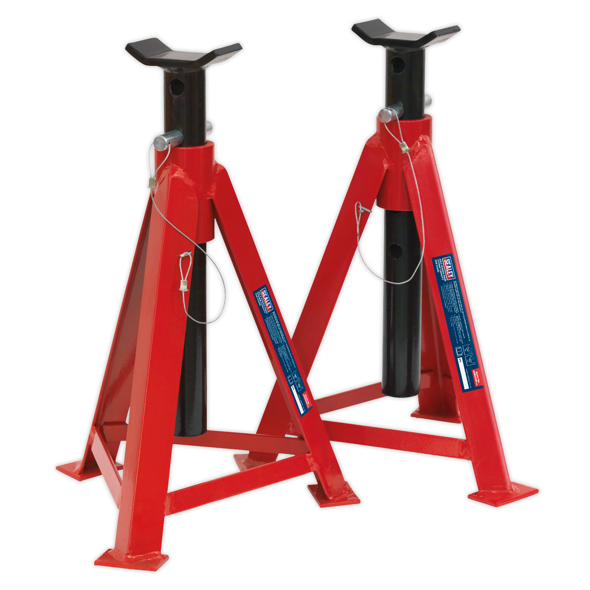 Sealey Axle Stands (Pair) 5tonne Capacity per Stand AS5000M