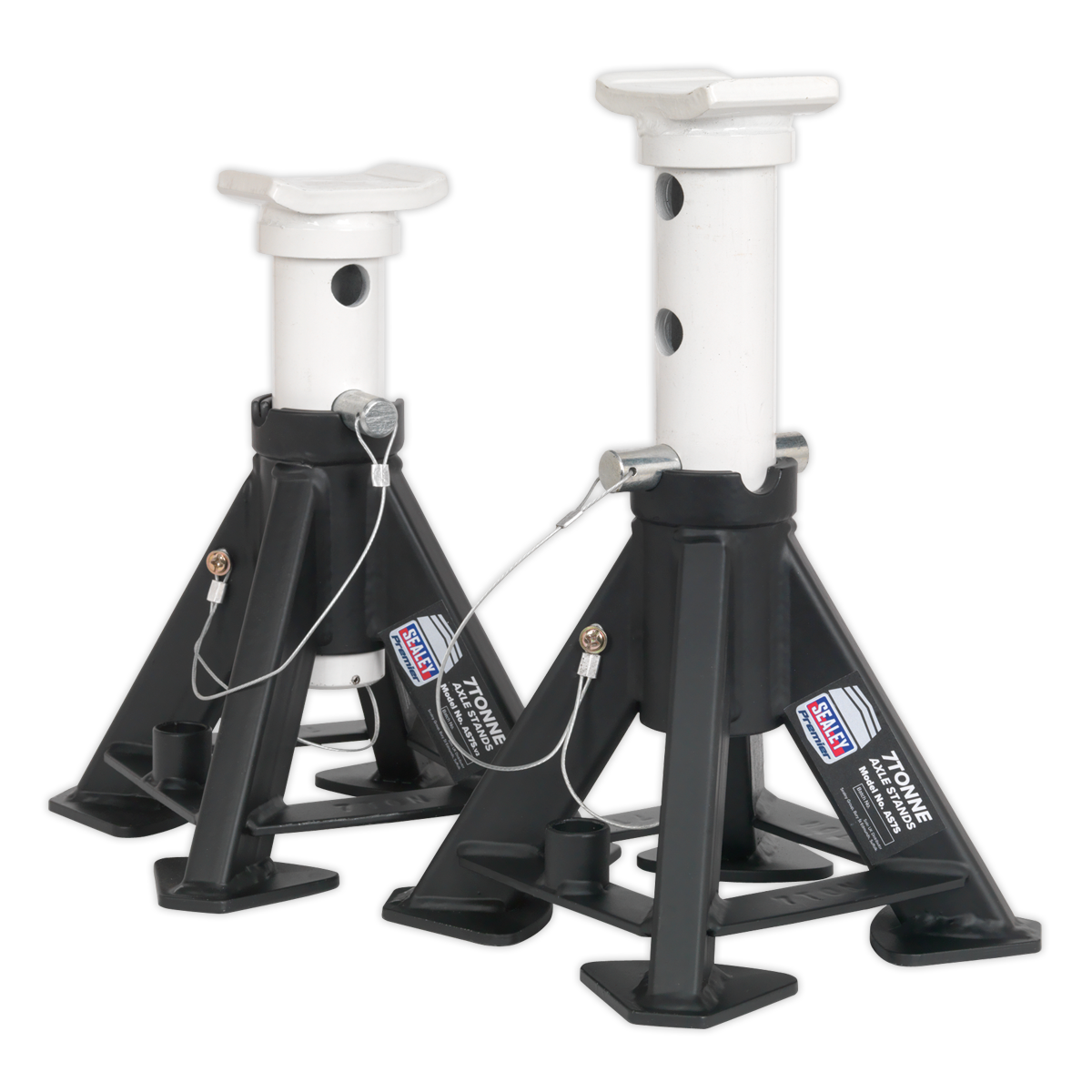 Sealey Short Axle Stands (Pair) 7tonne Capacity per Stand AS7S