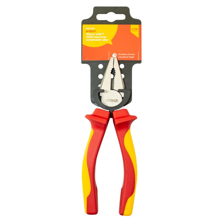 Amtech 160mm VDE combination plier B0651