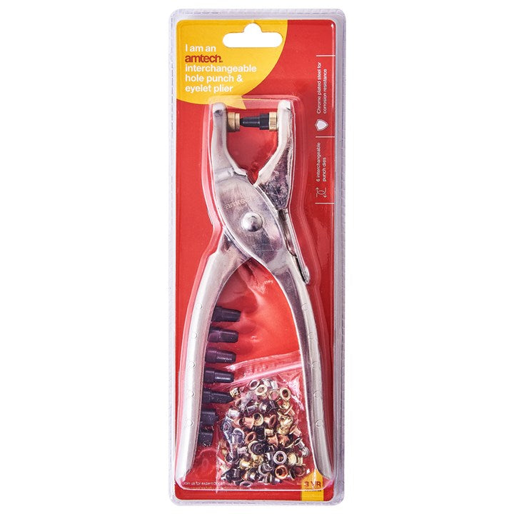 Amtech Hole punch & eyelet plier B1450