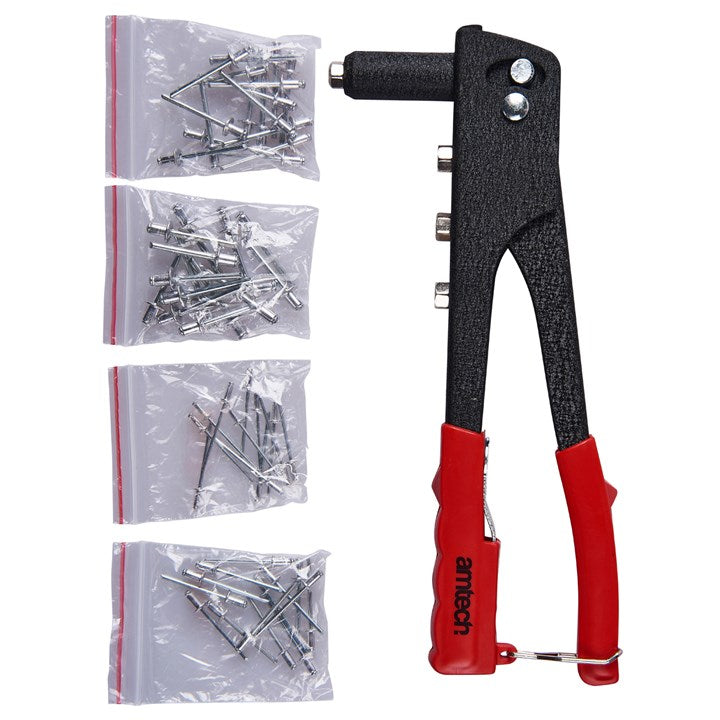 Amtech Rivet gun with 60 rivets B3400