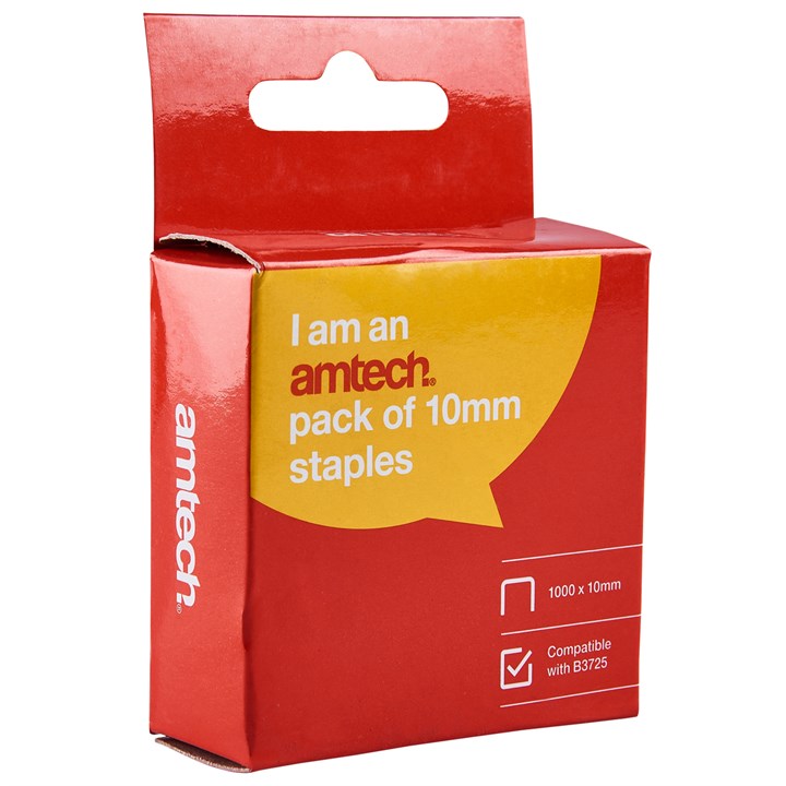 Amtech 10mm Staples (x 1000) B3726