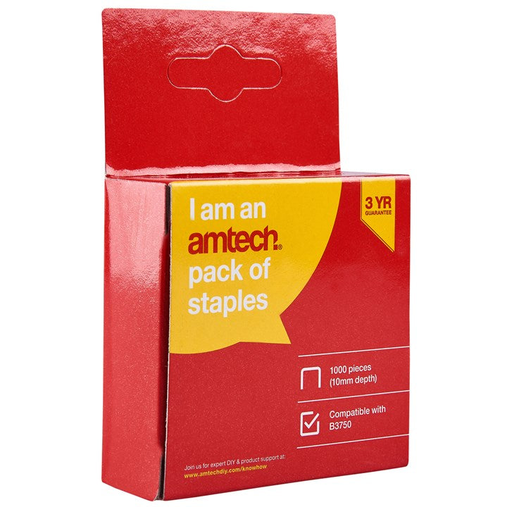 Amtech 10mm Staples (x 1000) B3751