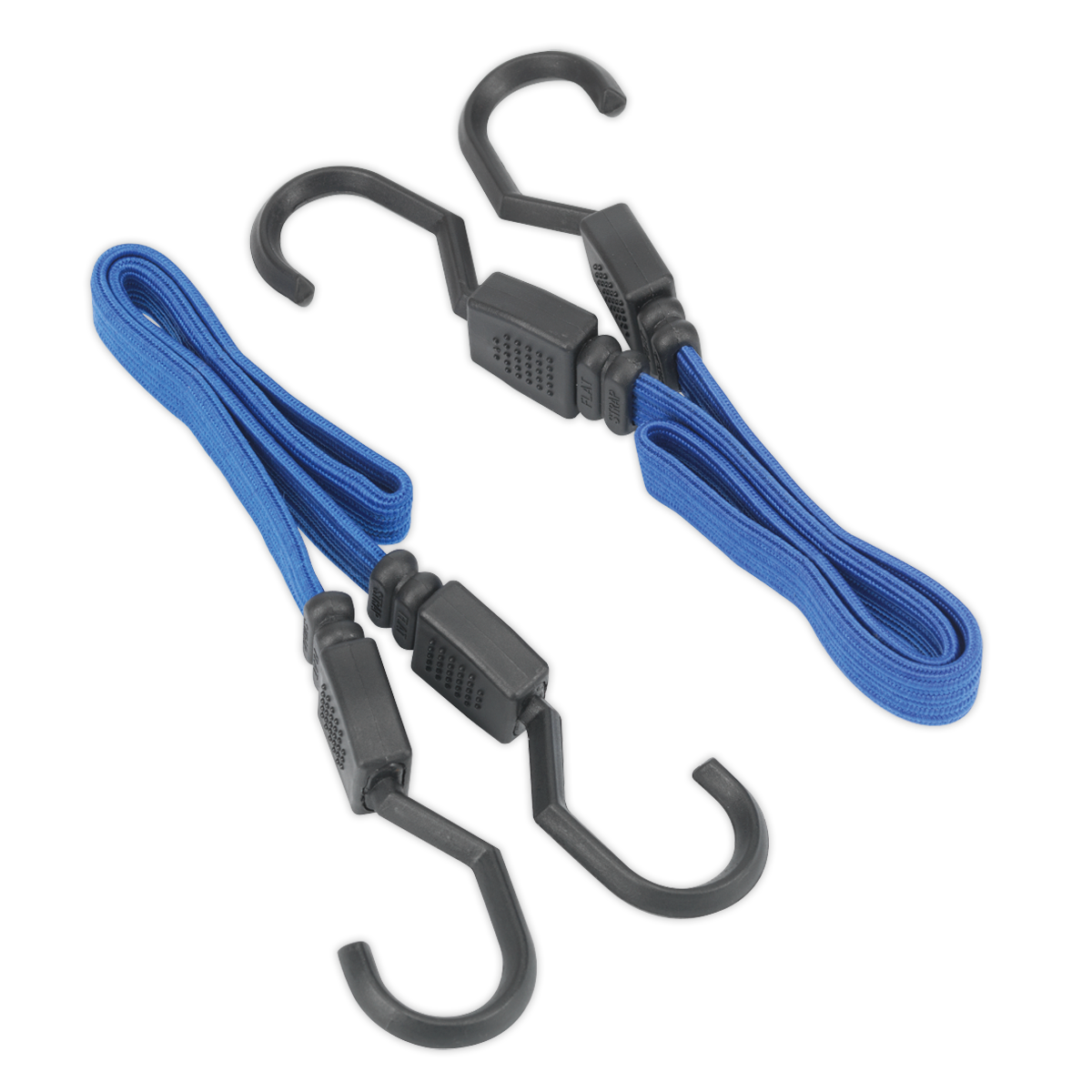 Sealey 2pc 460mm Flat Bungee Cord Set BCS15