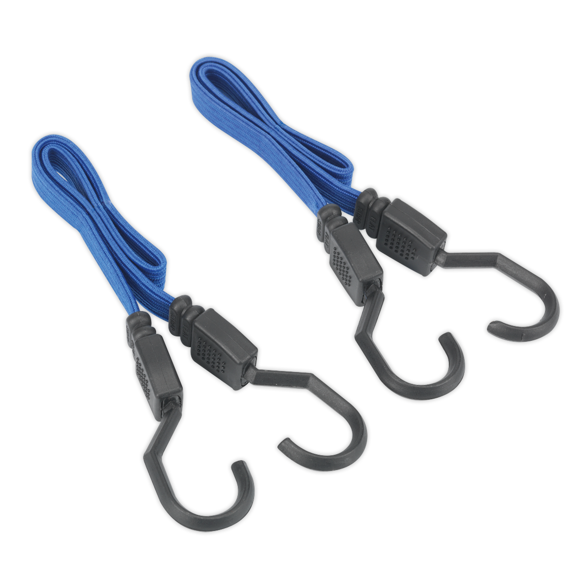 Sealey 2pc 460mm Flat Bungee Cord Set BCS15