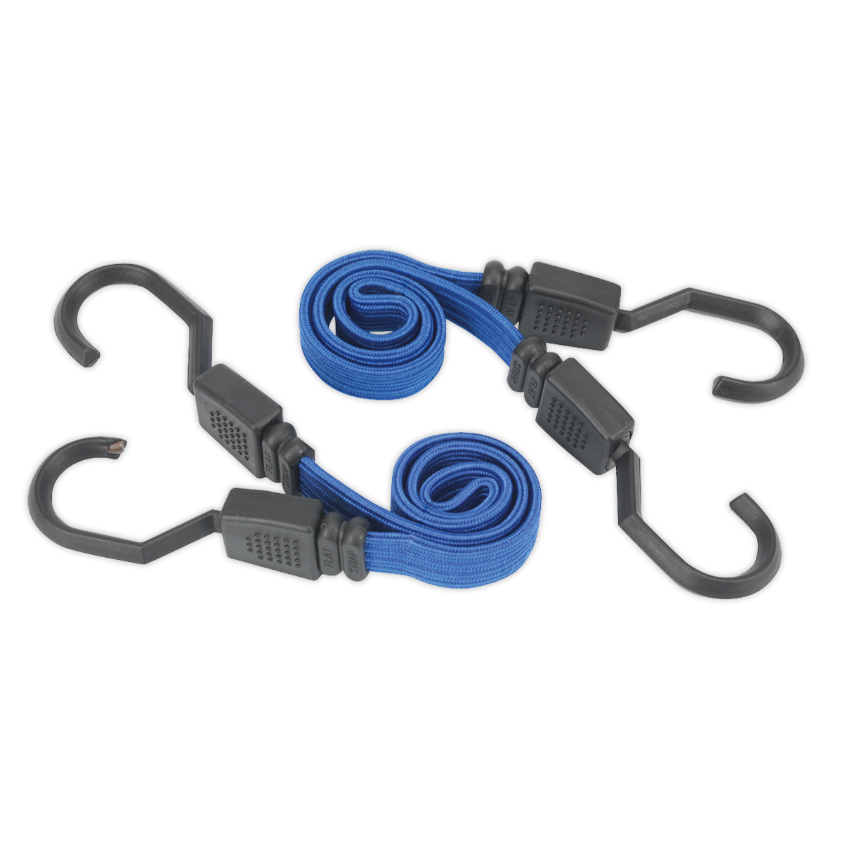 Sealey 2pc 460mm Flat Bungee Cord Set BCS15