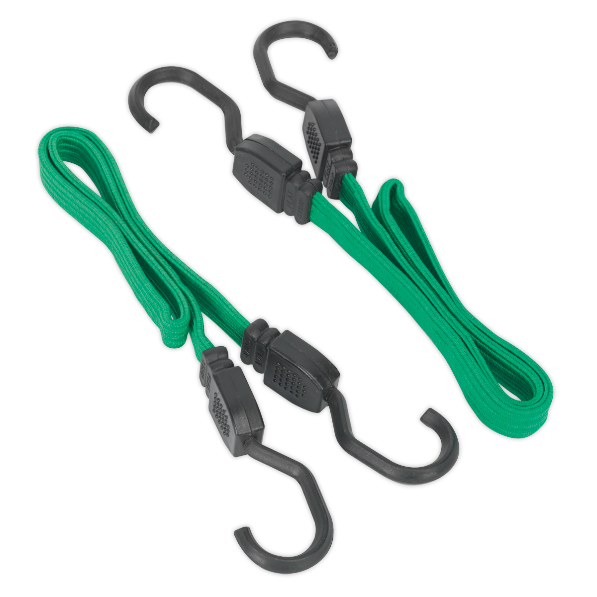 Sealey 2pc 610mm Flat Bungee Cord Set BCS16