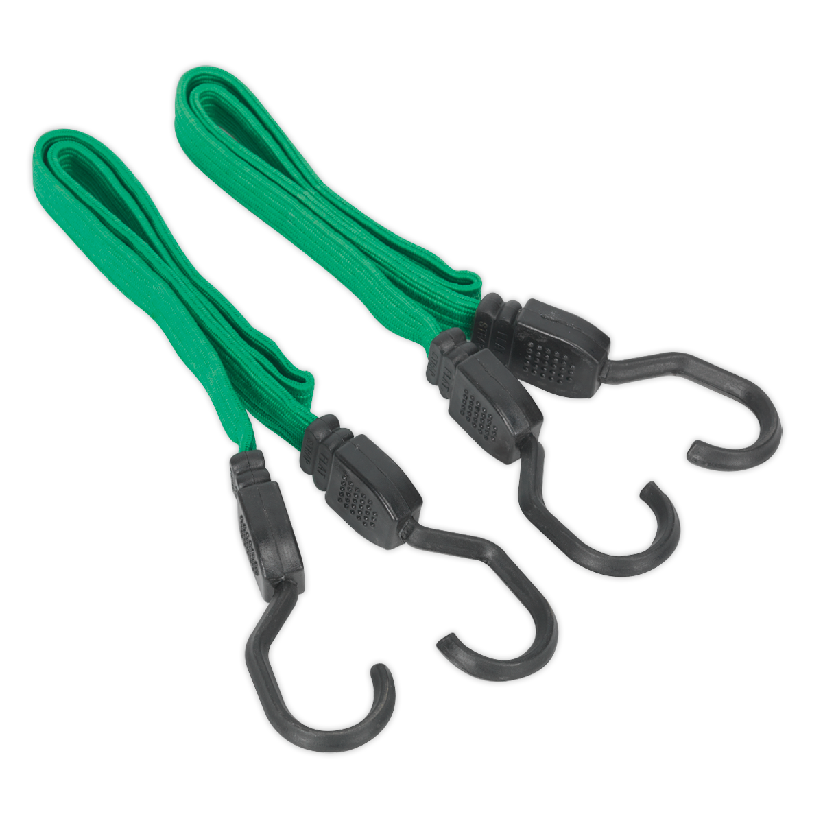 Sealey 2pc 610mm Flat Bungee Cord Set BCS16