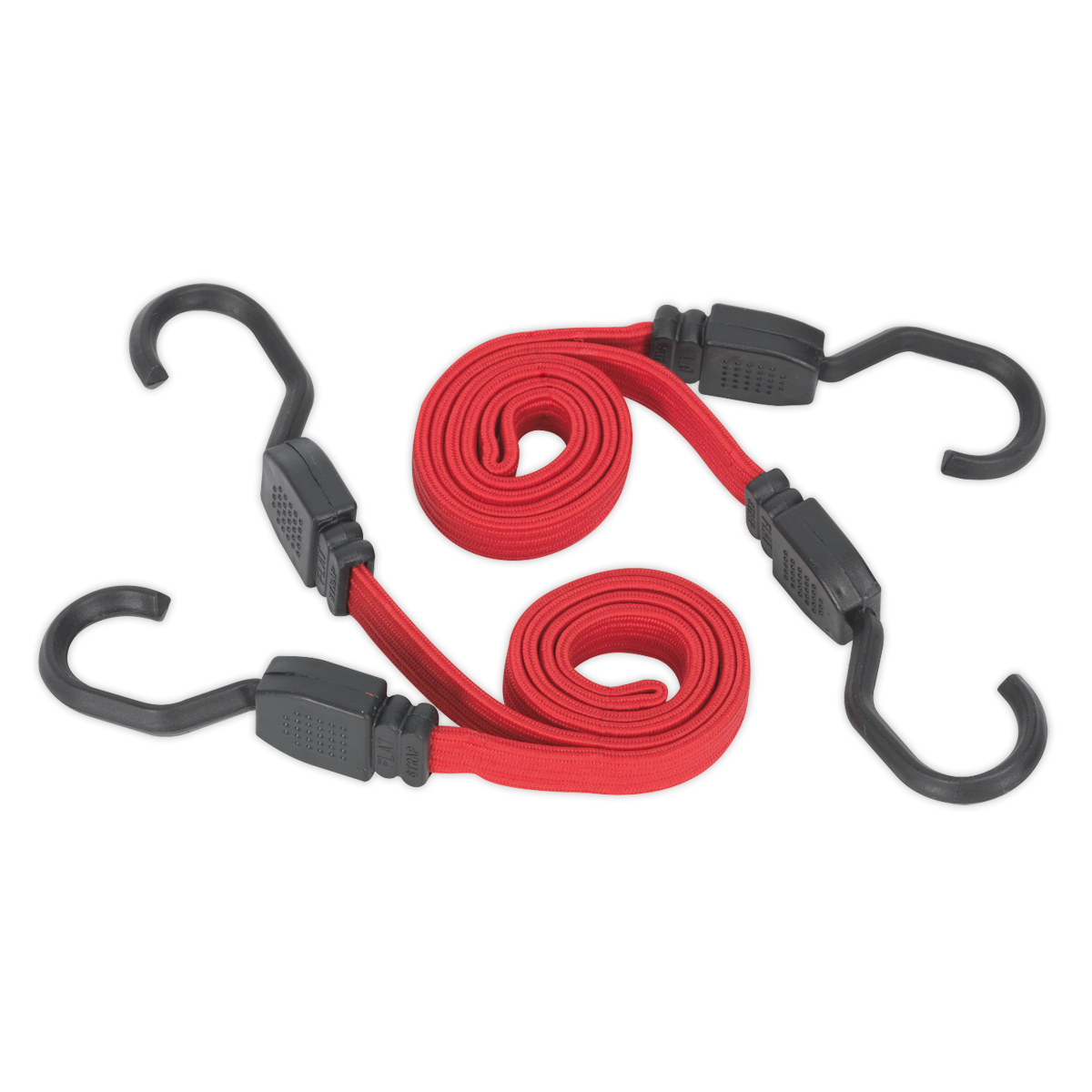 Sealey 2pc 760mm Flat Bungee Cord Set BCS17