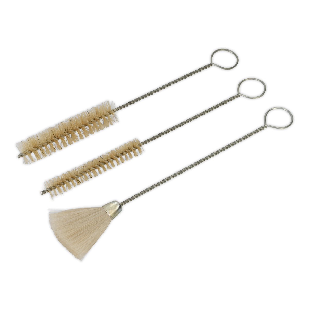 Sealey 3pc Spray Gun Cleaning Brush Set BSGC/3