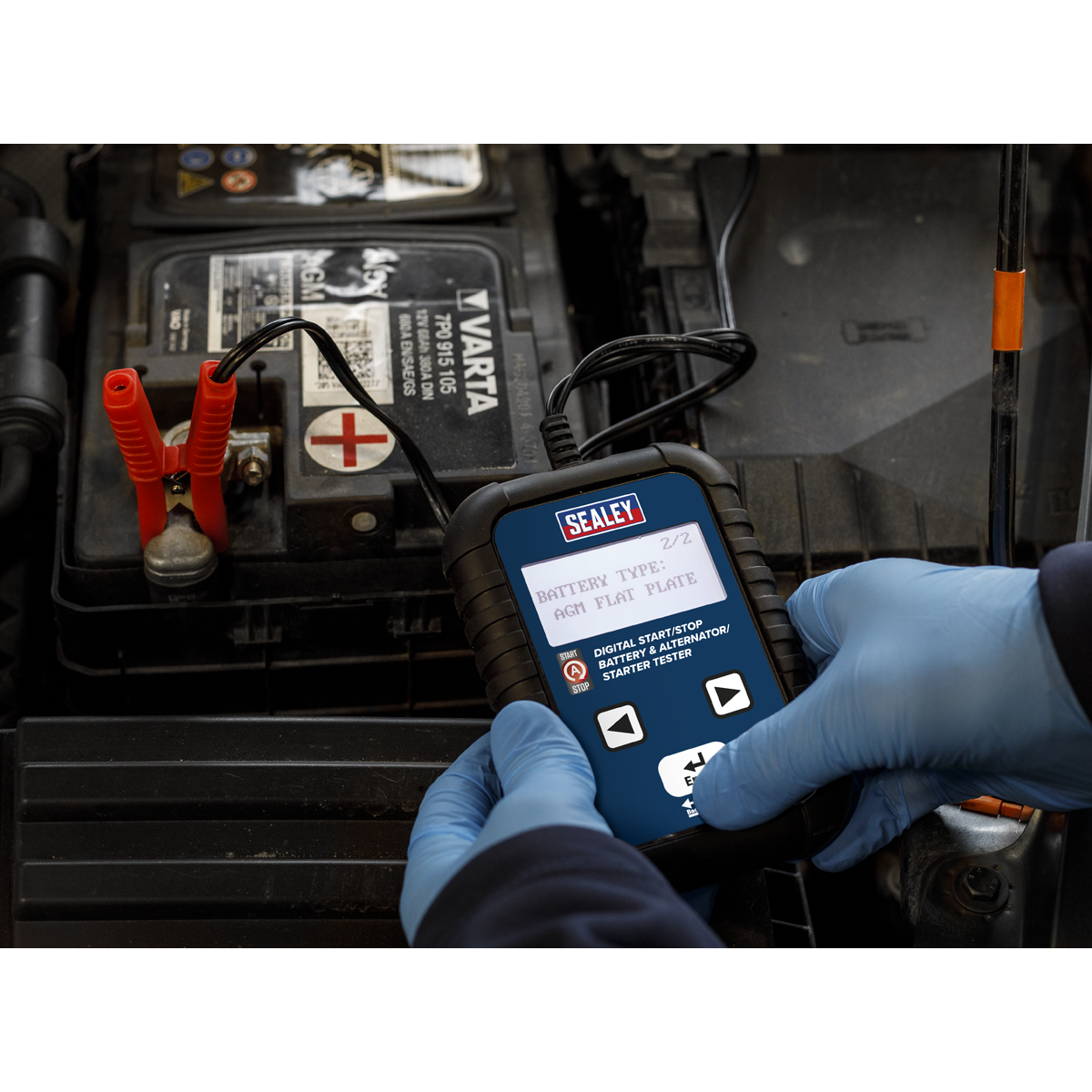 Sealey 12/24V Digital Start/Stop Battery & Alternator/Starter Tester BT2011