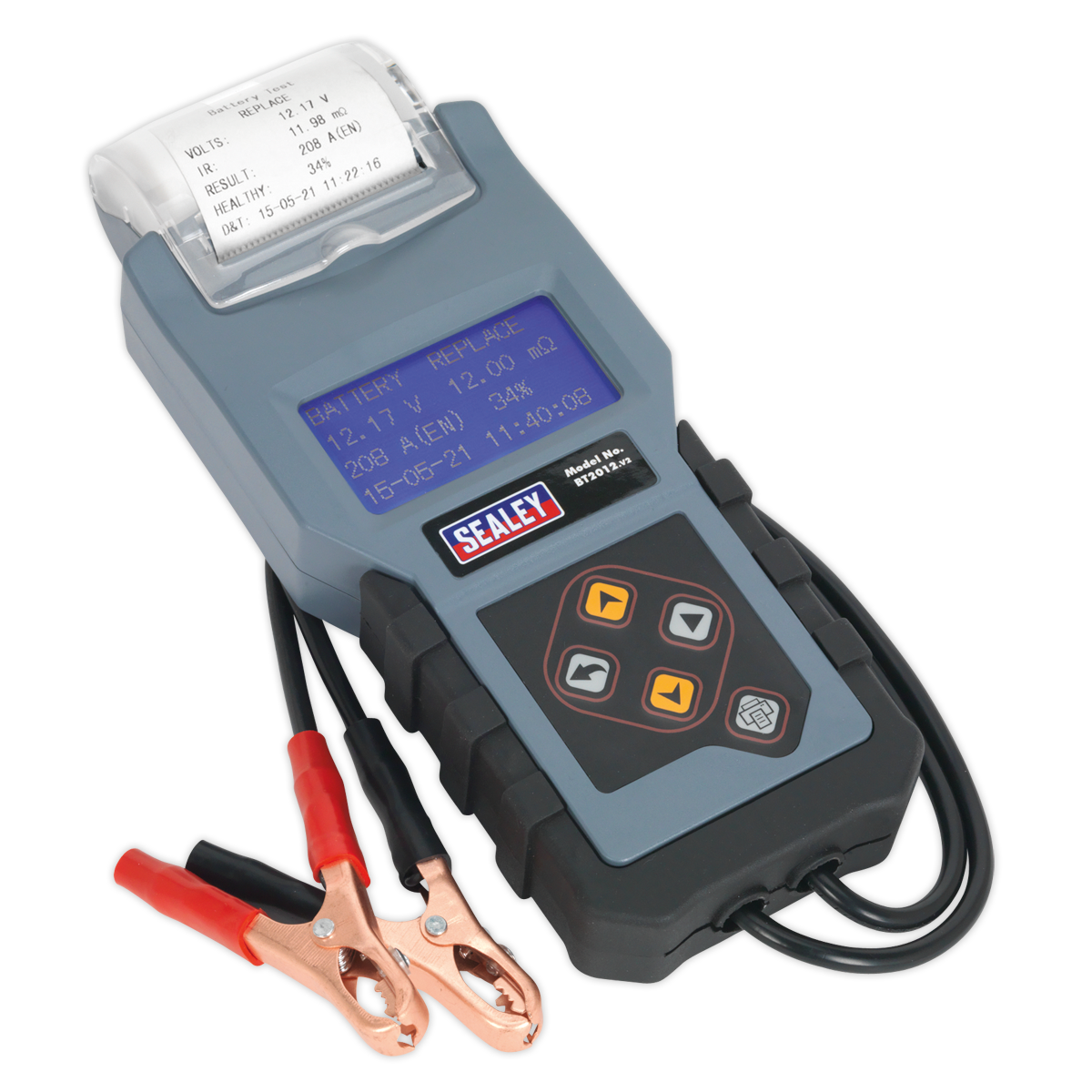 Sealey 12V Digital Battery & Alternator Tester with Printer BT2012