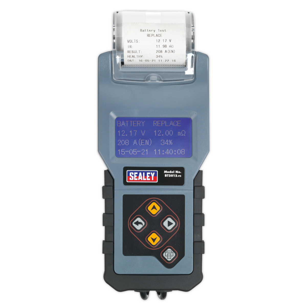 Sealey 12V Digital Battery & Alternator Tester with Printer BT2012