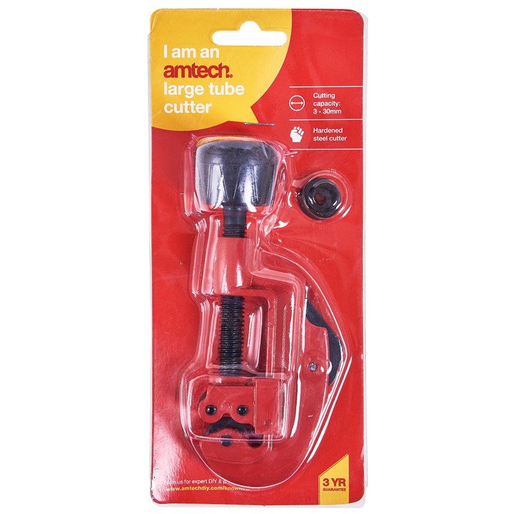 Amtech Large tube cutter with spare wheel C0200