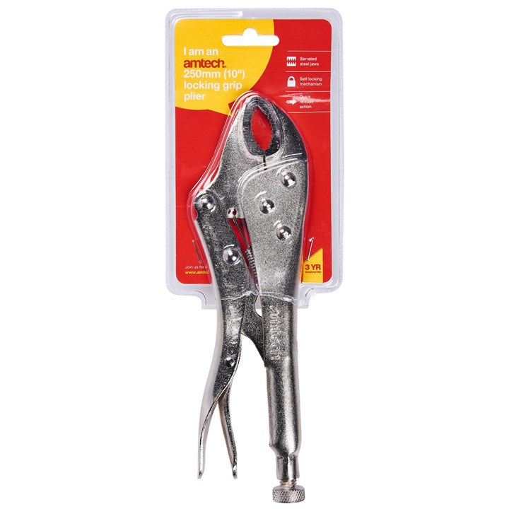 Amtech 250mm (10") Locking grip plier C1500