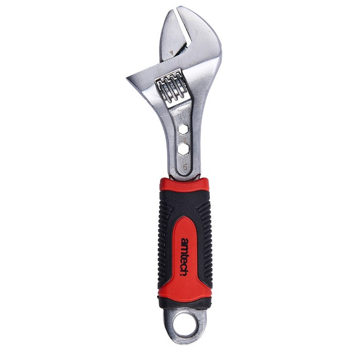 Amtech 150mm (6") Adjustable wrench with 2 extra hex sockets (4mm & 5mm) C1682