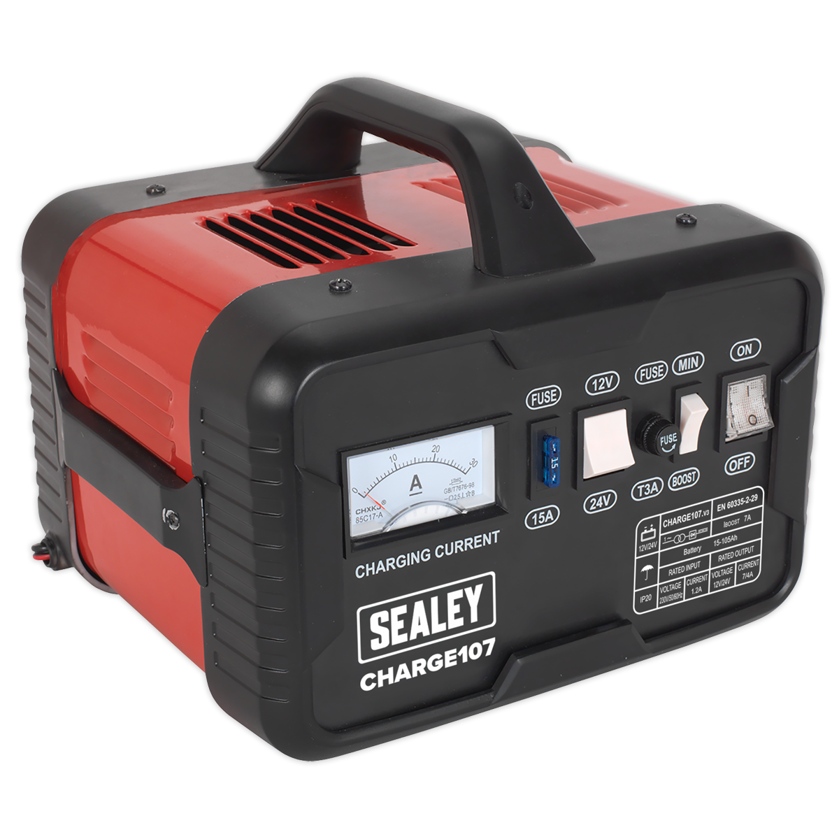 Sealey 11A 12/24V Battery Charger CHARGE107