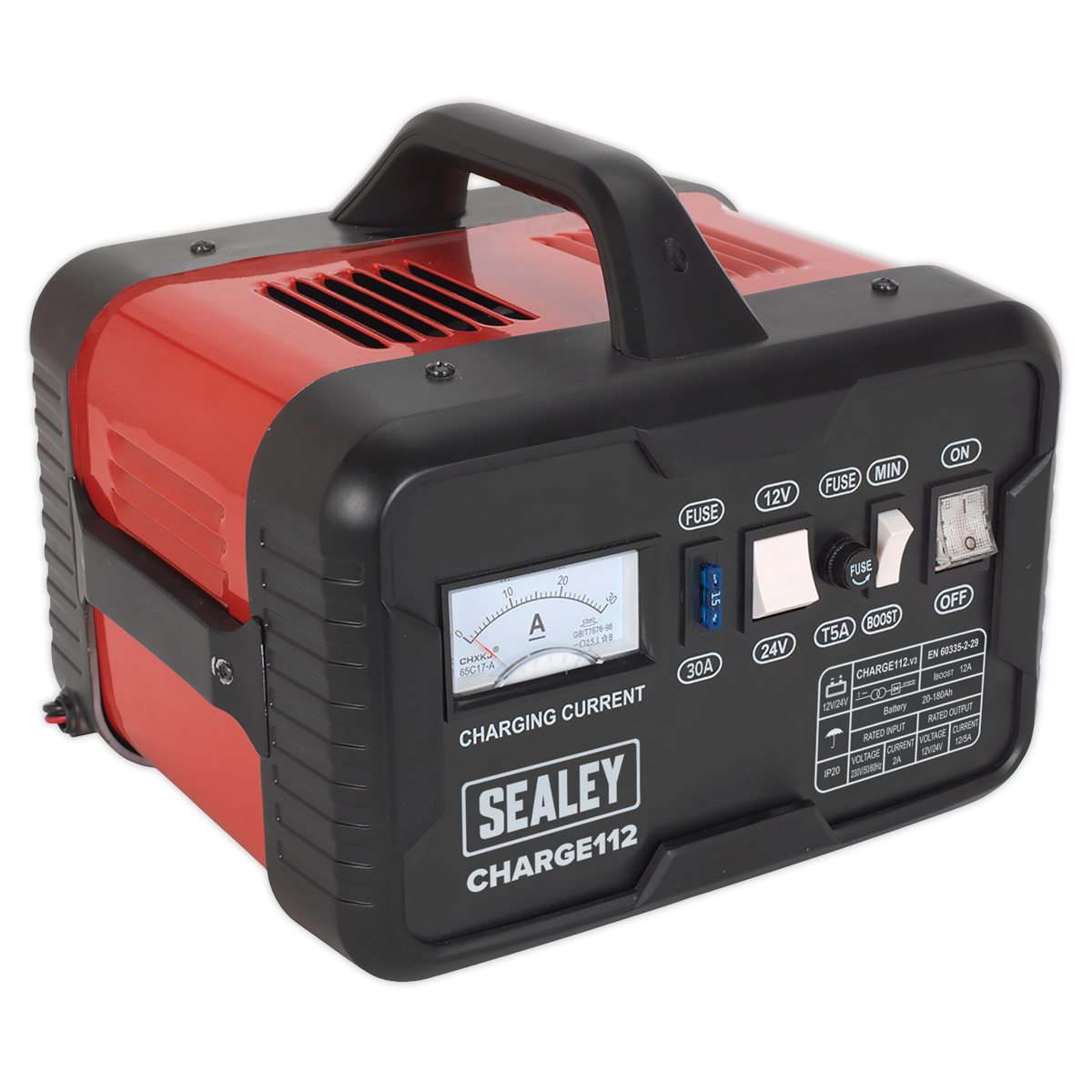 Sealey 16A 12/24V Battery Charger CHARGE112