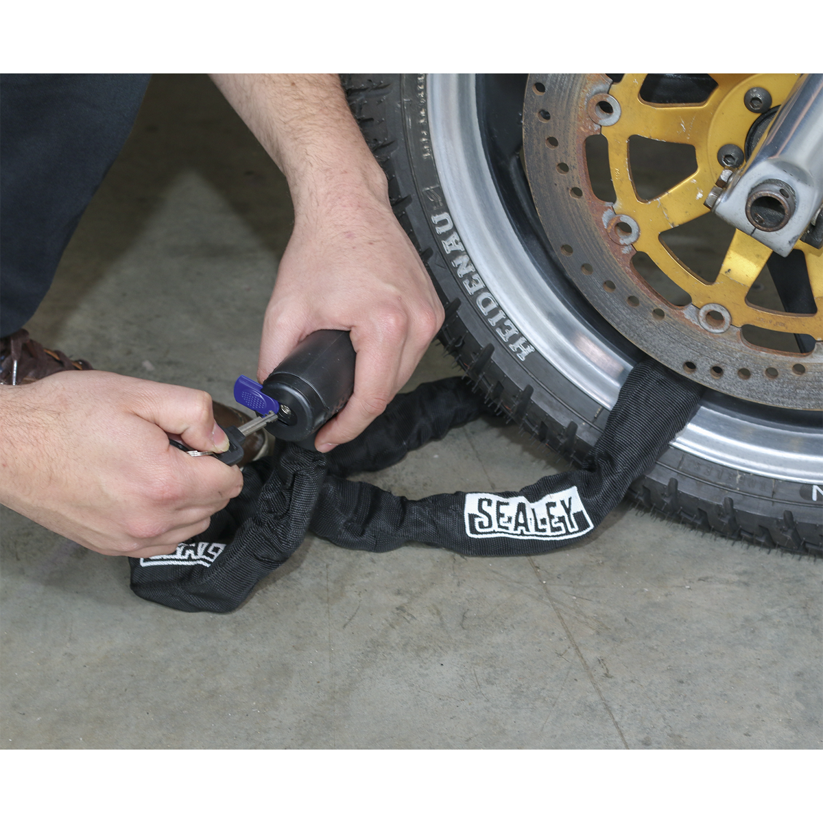 Sealey 10mm x 1.5m Motorcycle Chain Lock CL9512