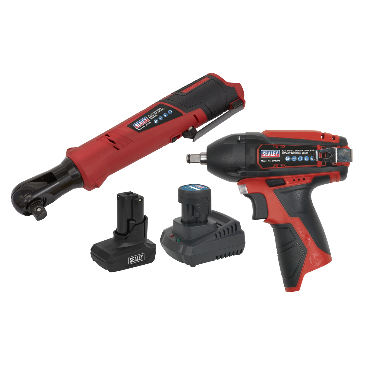 Sealey 2 x 12V SV12 Series Cordless Power Tool Combo Kit CP1200COMBO8