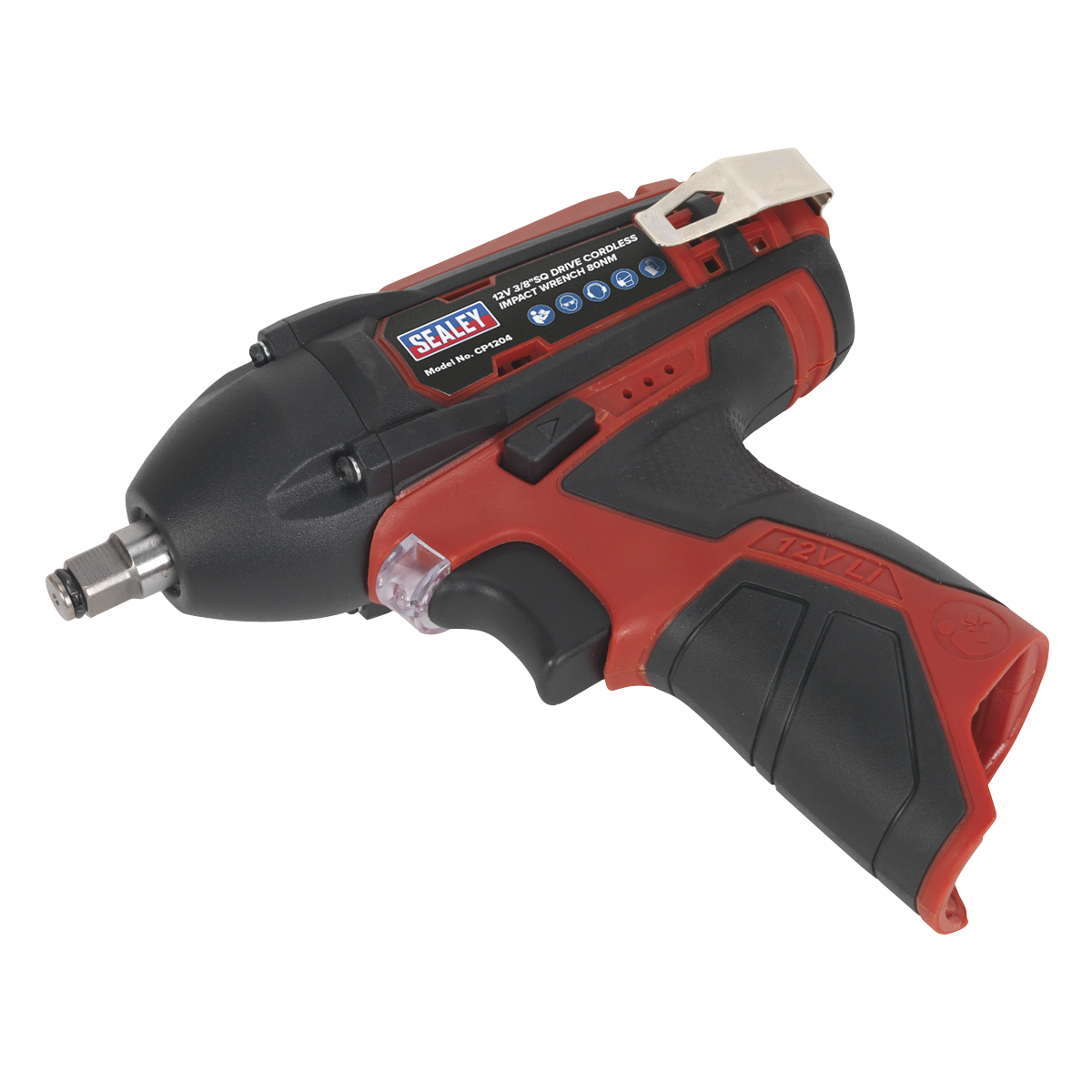 Sealey 12V SV12 Series 3/8"Sq Drive Cordless Impact Wrench 80Nm - Body Only CP1204
