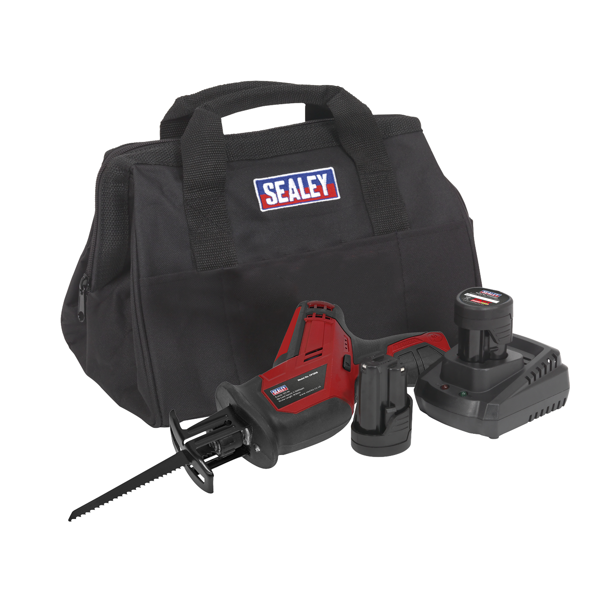Sealey 12V SV12 Series Cordless Reciprocating Saw - 2 Batteries CP1208KIT