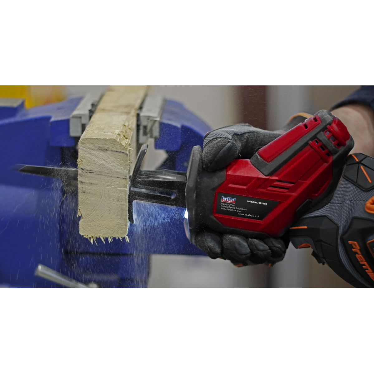 Sealey 12V SV12 Series Cordless Reciprocating Saw - Body Only CP1208