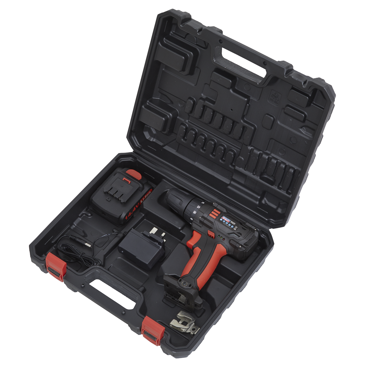 Sealey 14.4V Ø10mm Cordless Drill/Driver CP14VLD