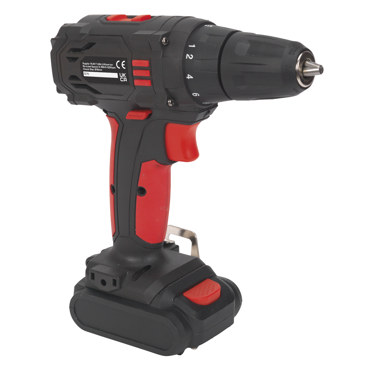 Sealey 14.4V Ø10mm Cordless Drill/Driver CP14VLD