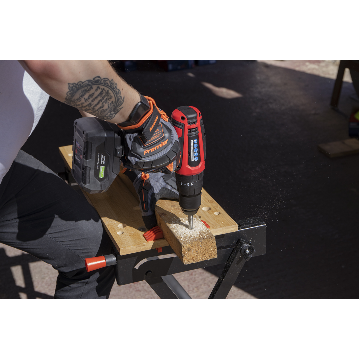 Sealey 20V SV20 Series Ø13mm Hammer Drill/Driver - Body Only CP20VDD