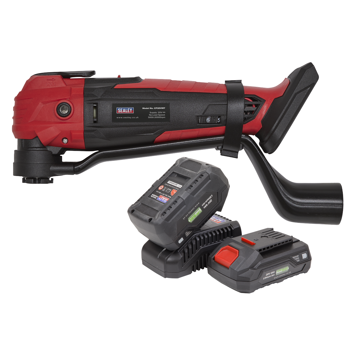 Sealey 20V Cordless Oscillating Multi-Tool Kit - 2 Batteries CP20VMTKIT